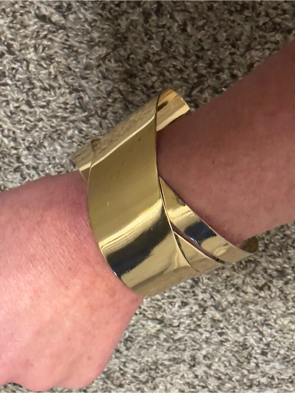 Gold Twist Cuff Bracelet - Women's vintage